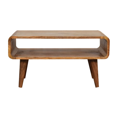 Nashville Oak Open Timber TV Media Unit