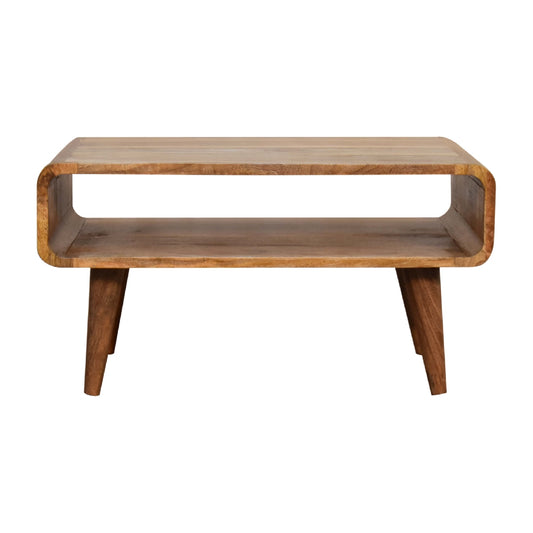 Nashville Oak Open Timber TV Media Unit