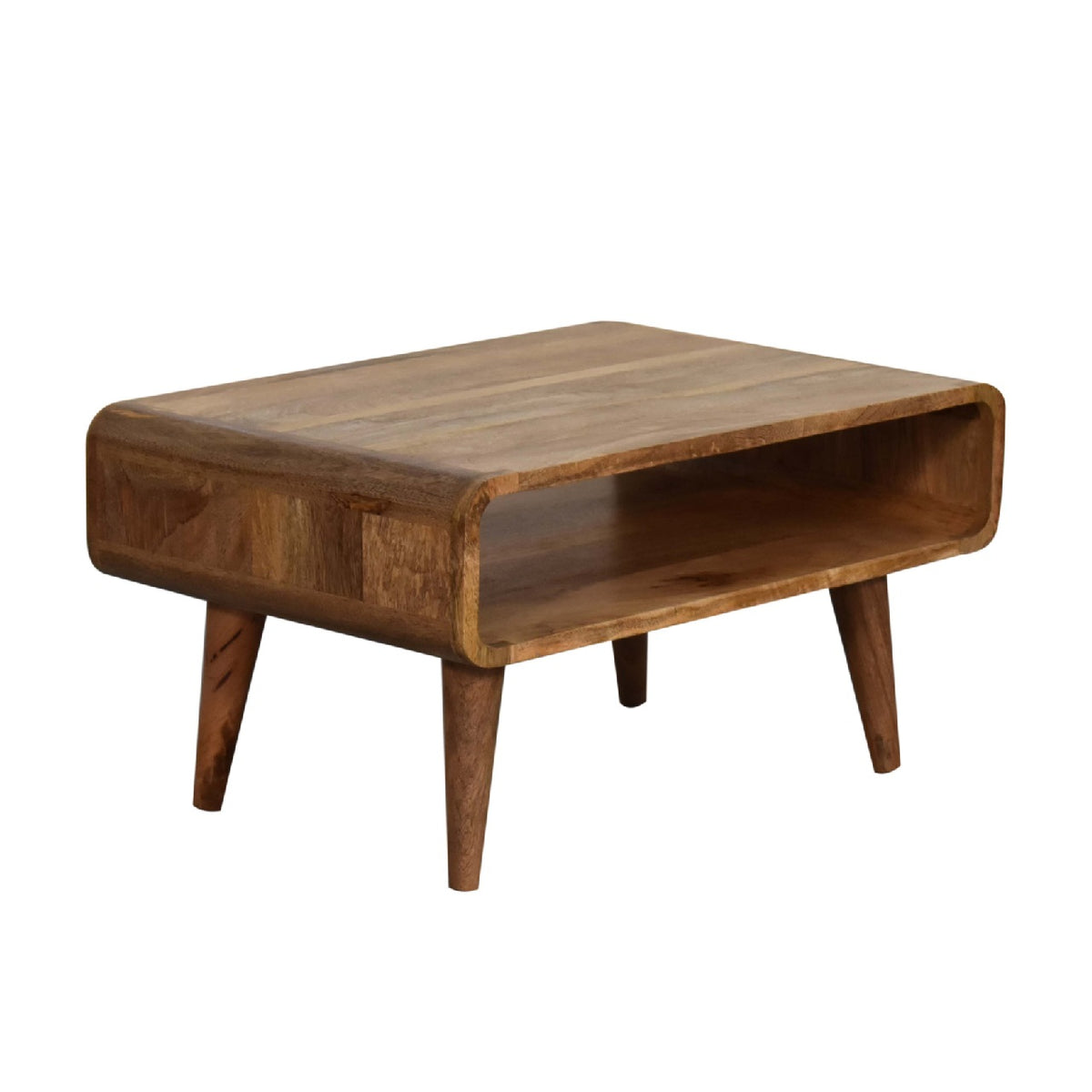 Nashville Oak Open Timber TV Media Unit