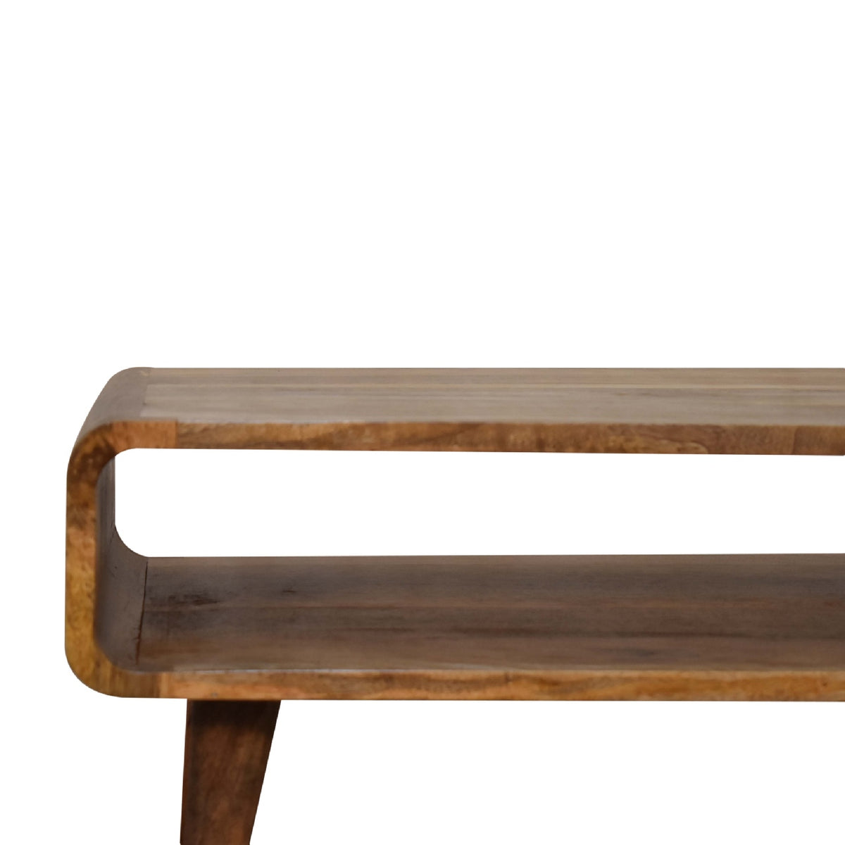 Nashville Oak Open Timber TV Media Unit