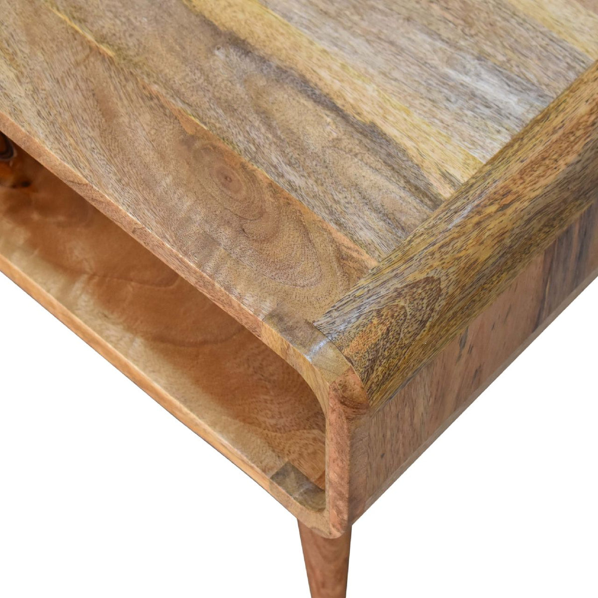 Nashville Oak Open Timber TV Media Unit