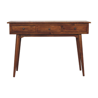 Chestnut Ridge Large 3 Drawer Console Table
