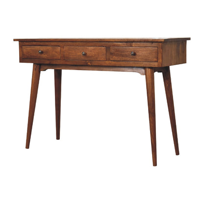 Chestnut Ridge Large 3 Drawer Console Table