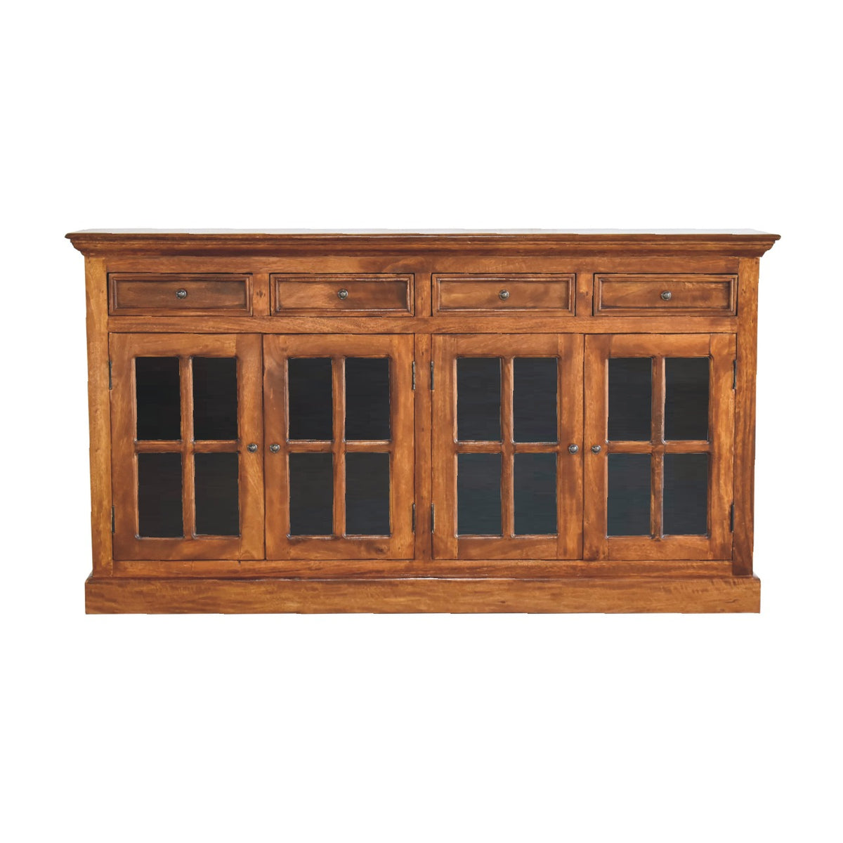 Chestnut Ridge Glazed 4 Drawer Sideboard