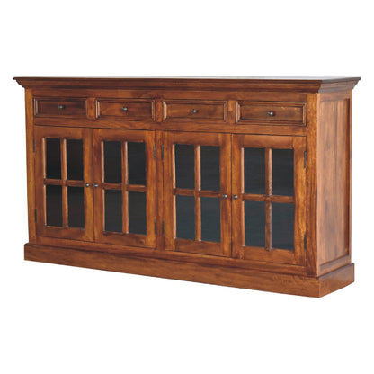 Chestnut Ridge Glazed 4 Drawer Sideboard