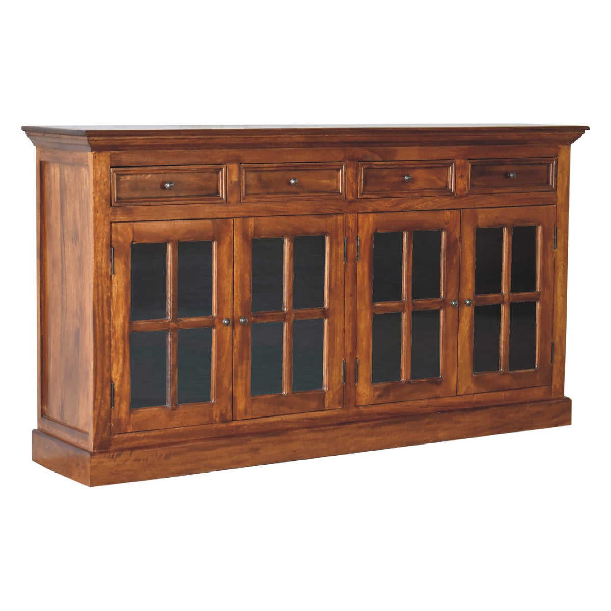 Chestnut Ridge Glazed 4 Drawer Sideboard