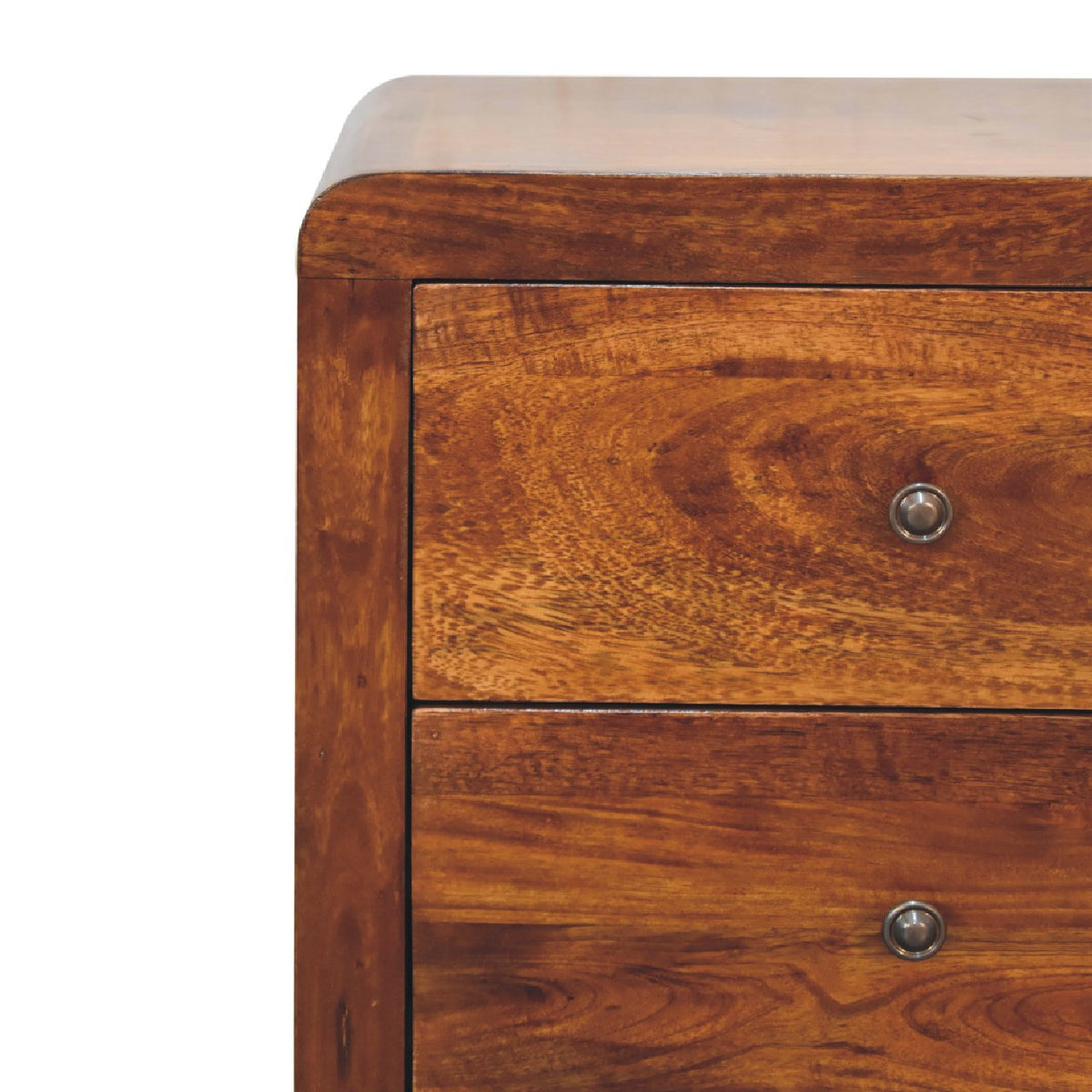 Chestnut Ridge 3 Drawer Timber Nightstand