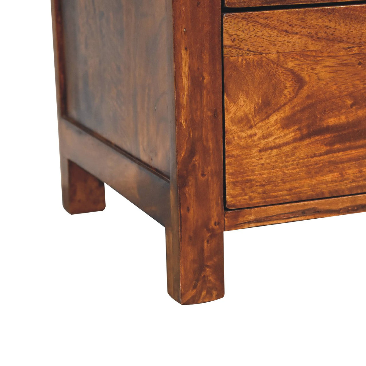 Chestnut Ridge 3 Drawer Timber Nightstand