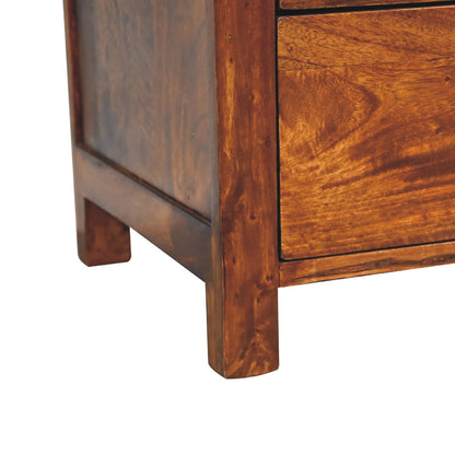 Chestnut Ridge 3 Drawer Timber Nightstand