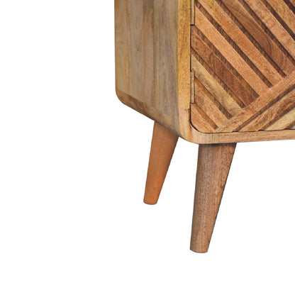 Bouclé Montauk Solid Wood Telephone Bench