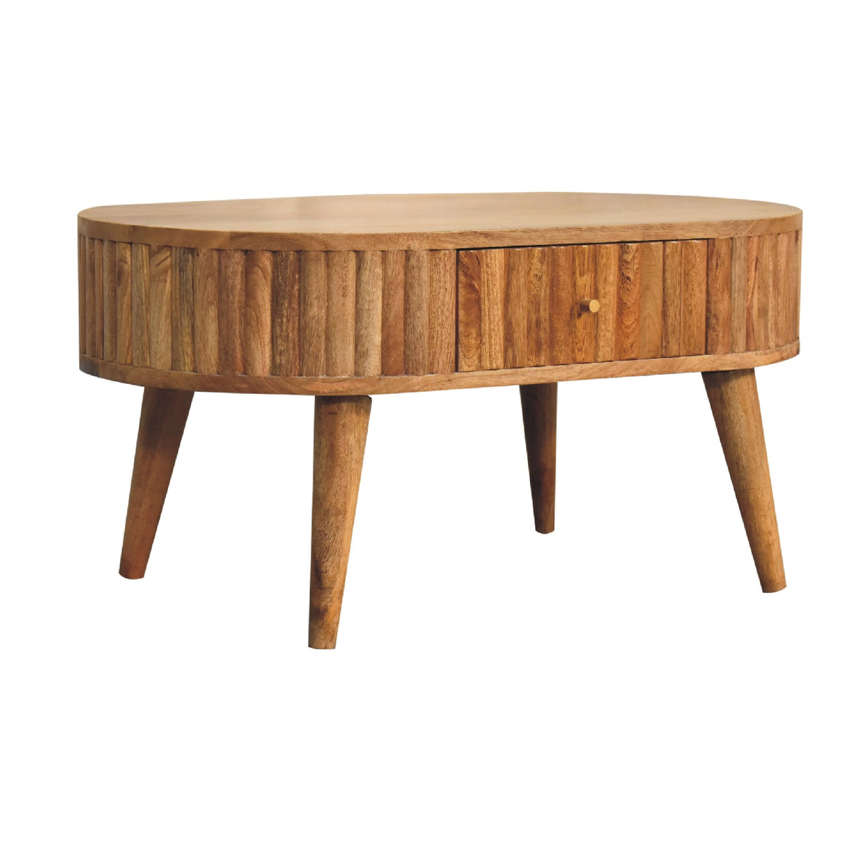 Portland Solid Wood 2 Drawer Coffee Table