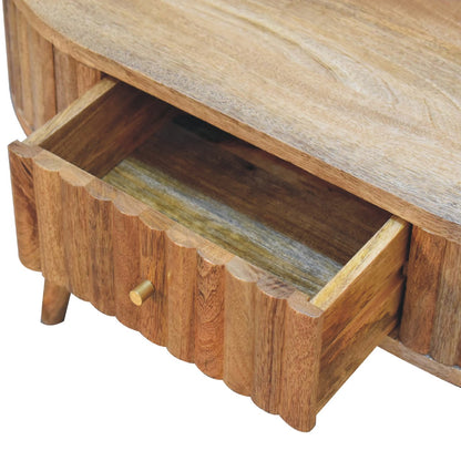 Portland Solid Wood 2 Drawer Coffee Table