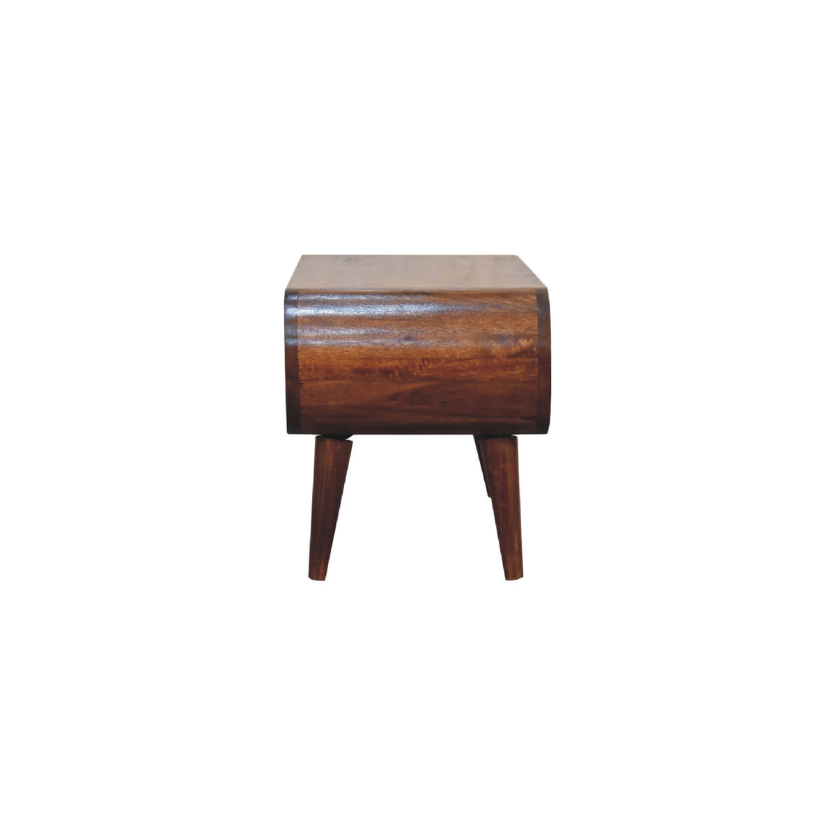 Lennox Large Chestnut Open Shelf Wood Coffee Table