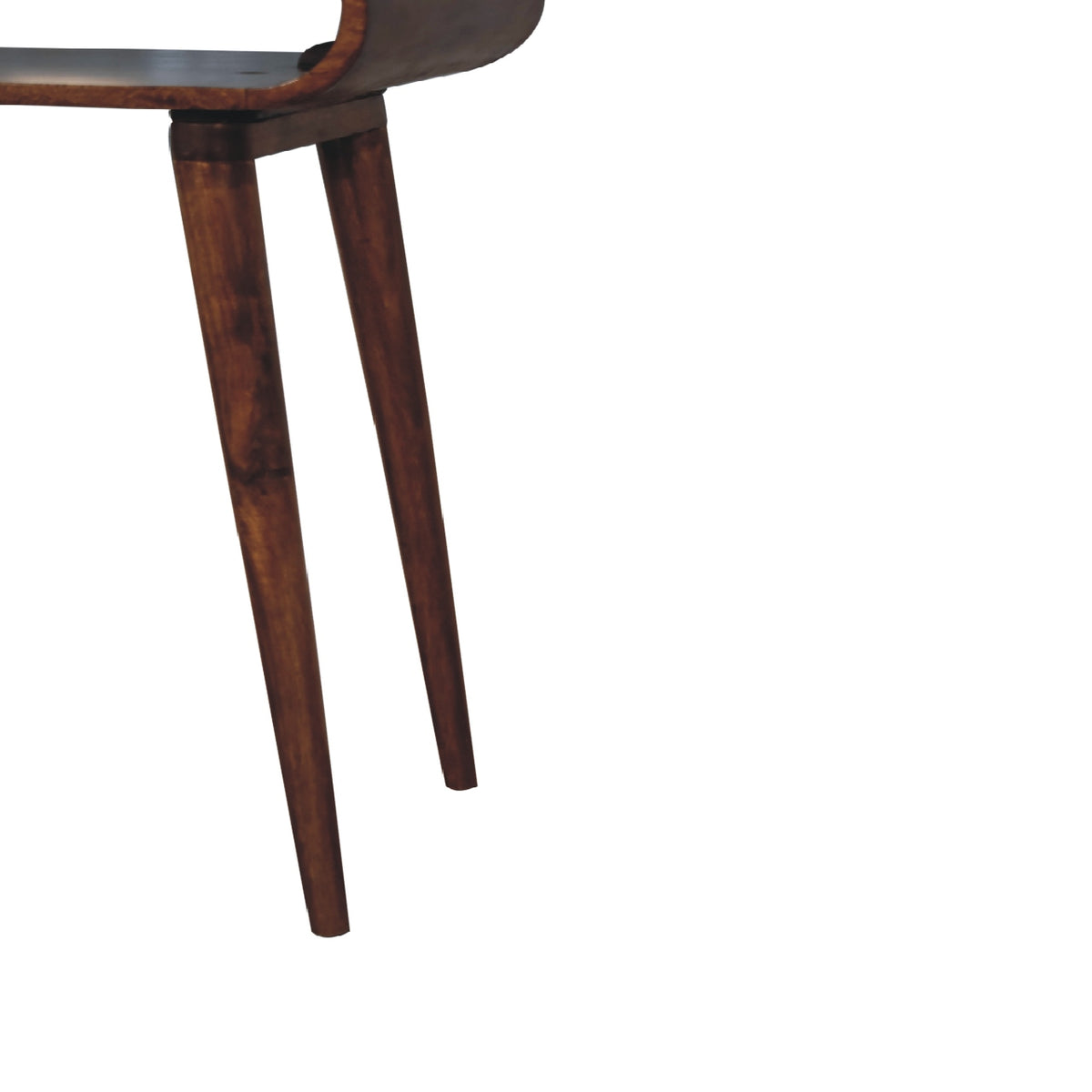 Lennox Chestnut Open Shelf Console Table