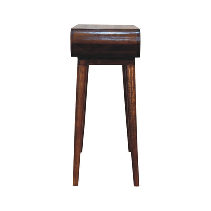 Lennox Chestnut Open Shelf Console Table