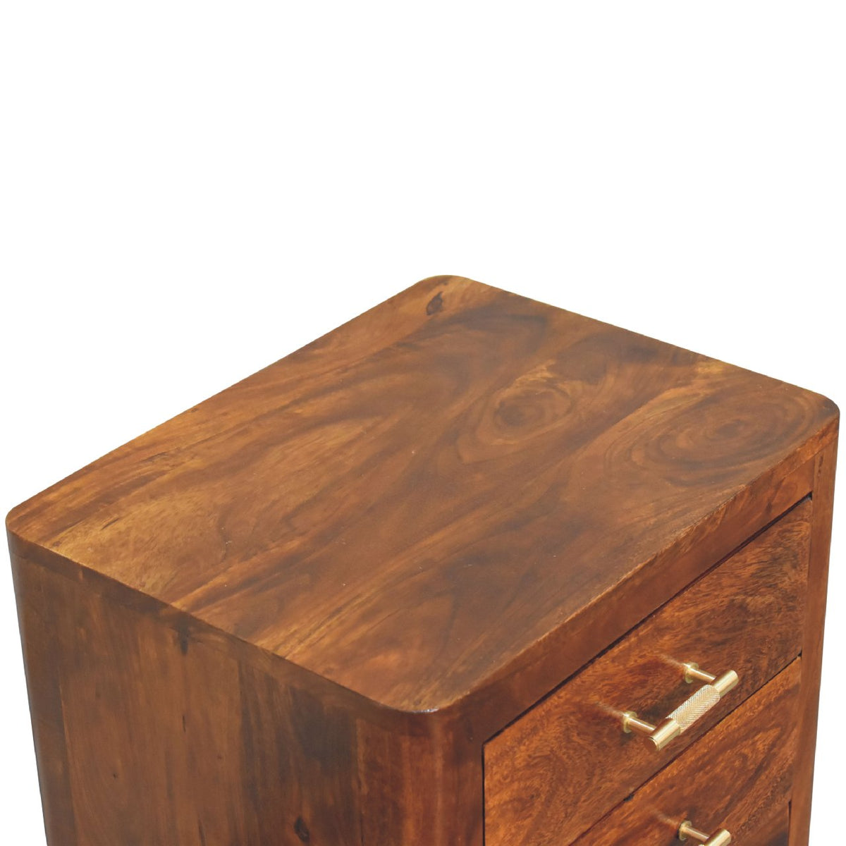 Madison Chestnut 3-Drawer Nightstand