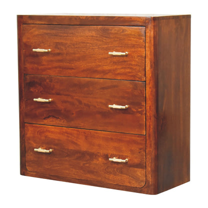 Madison Chestnut 3-Drawer Dresser