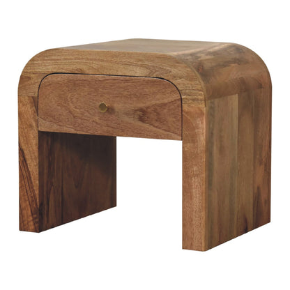 Berkshire Curved Solid Wood Nightstand