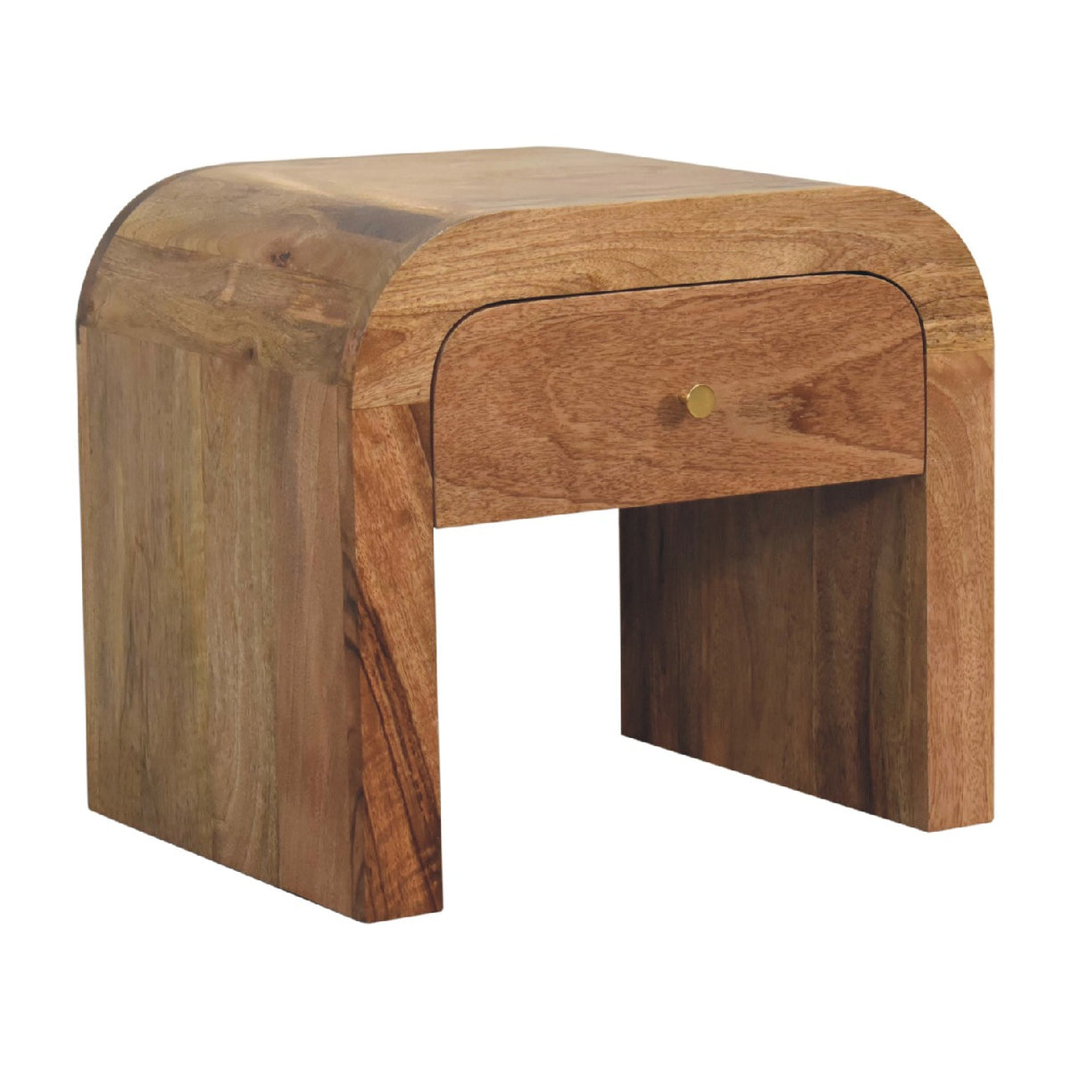 Berkshire Curved Solid Wood Nightstand