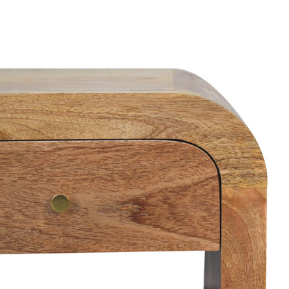 Berkshire Curved Solid Wood Nightstand