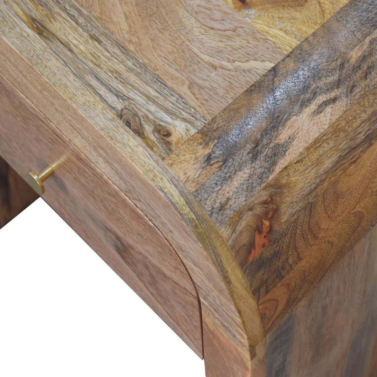 Berkshire Curved Solid Wood Nightstand