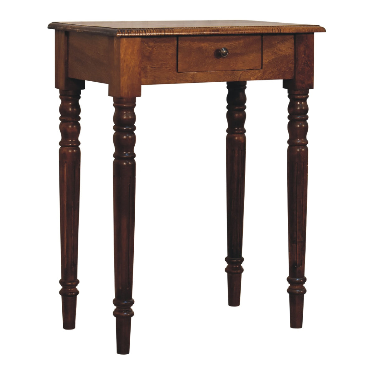 Charleston 1 Drawer Fluted Leg Writing Desk