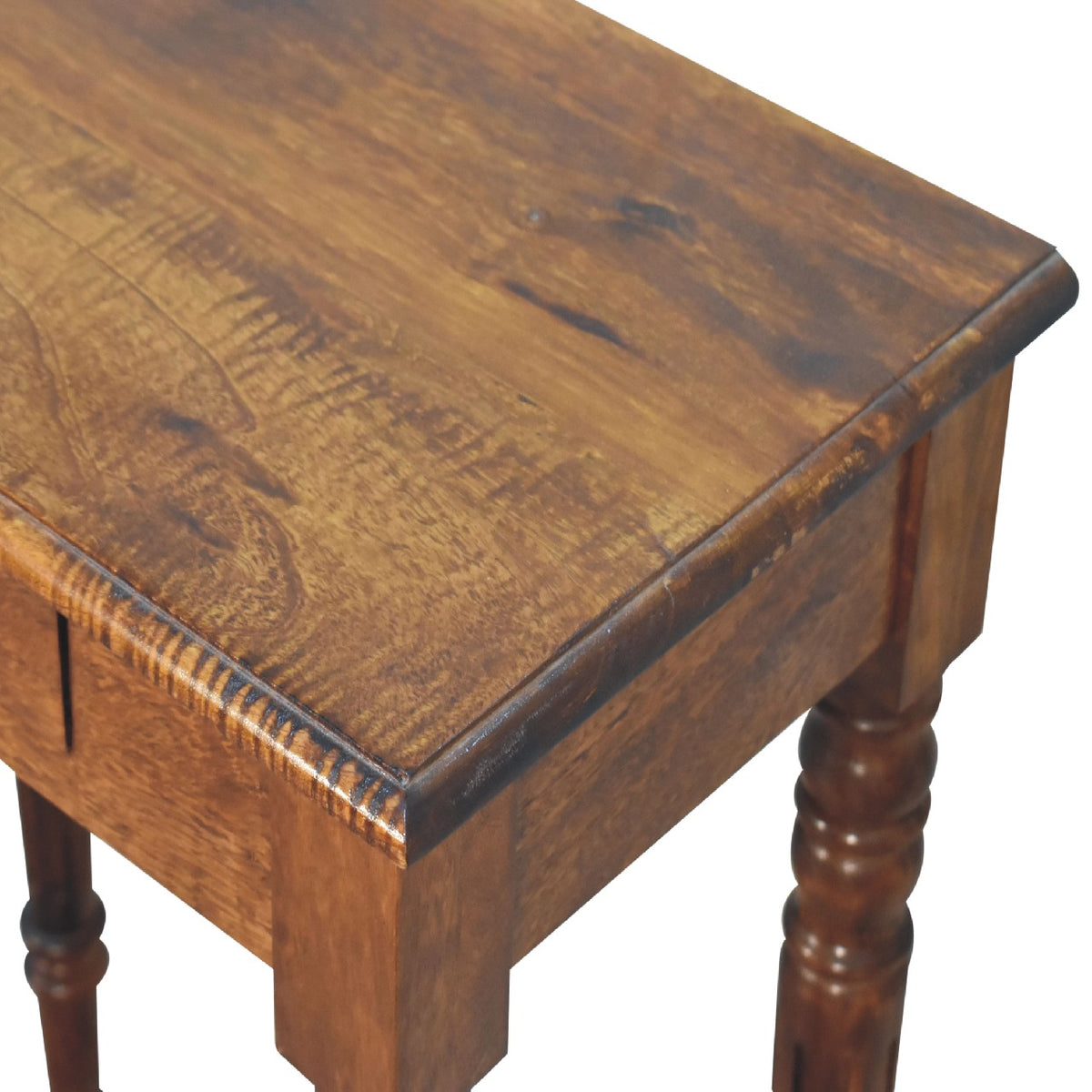 Charleston 1 Drawer Fluted Leg Writing Desk