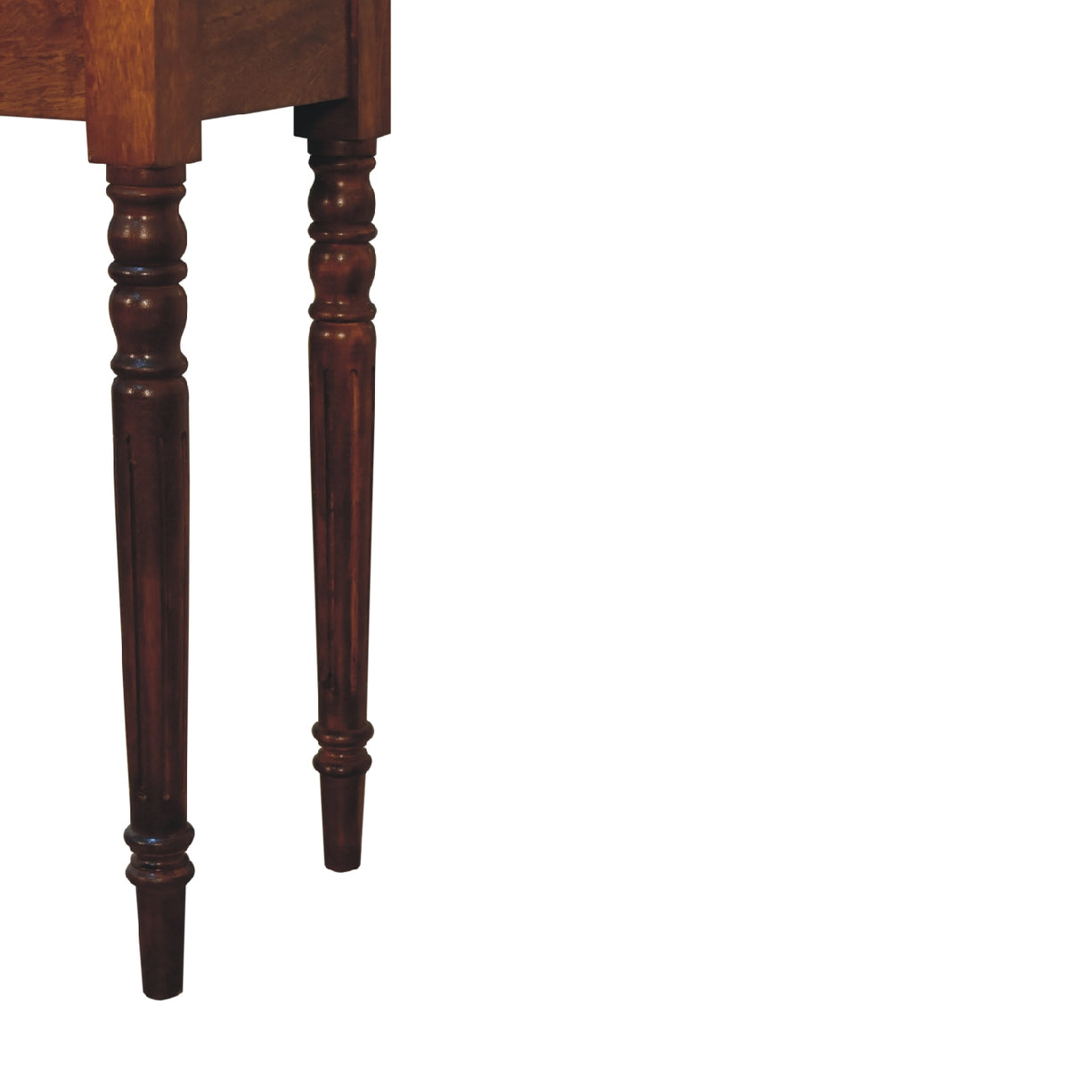 Charleston 1 Drawer Fluted Leg Writing Desk