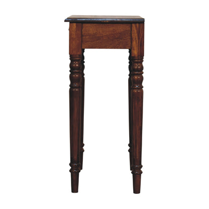 Charleston 1 Drawer Fluted Leg Writing Desk