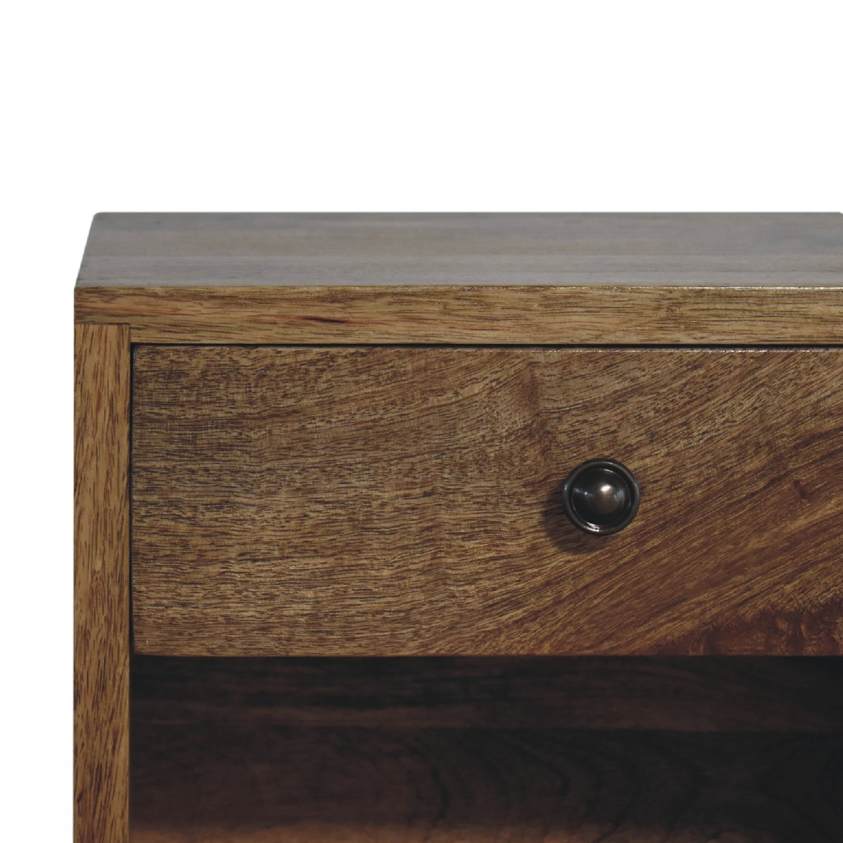 Small 1 Drawer Oakish Floating Nightstand