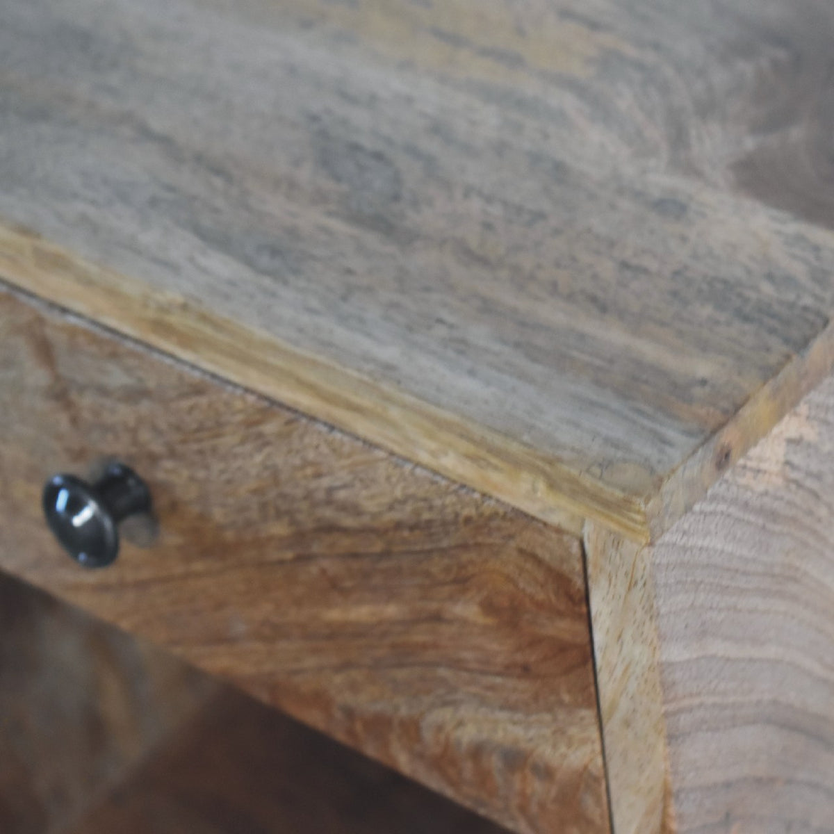 Small 1 Drawer Oakish Floating Nightstand