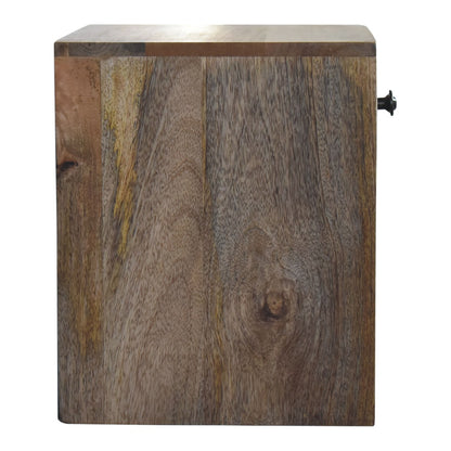 Small 1 Drawer Oakish Floating Nightstand