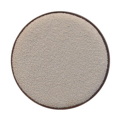 Bouclé Montauk Large Round Ottoman