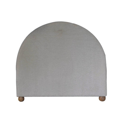 Bouclé Montauk Serpentine Upholstered Double Bed Frame