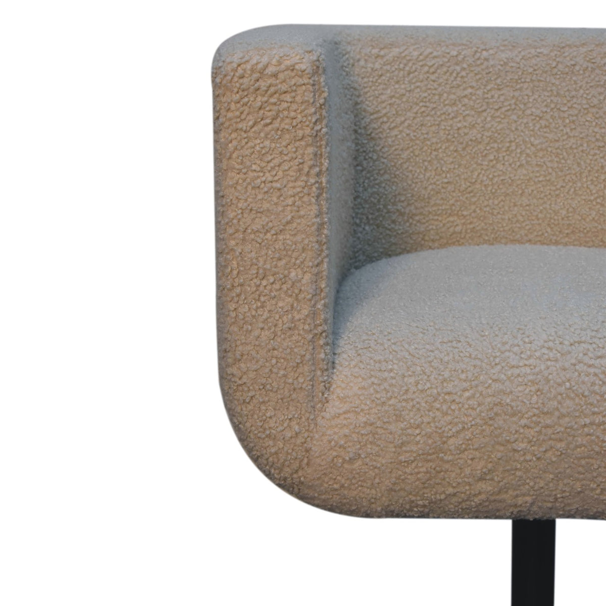 Bouclé Montauk 360-Degree Swivel Accent Chair