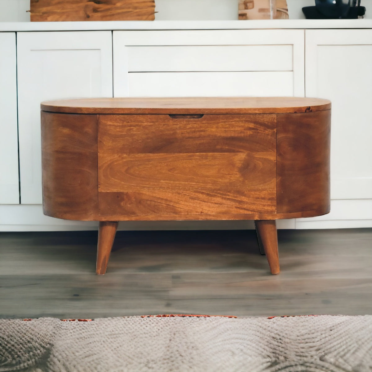 Chestnut Ridge Rounded Storage Blanket Box