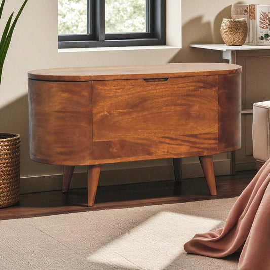 Chestnut Ridge Rounded Storage Blanket Box