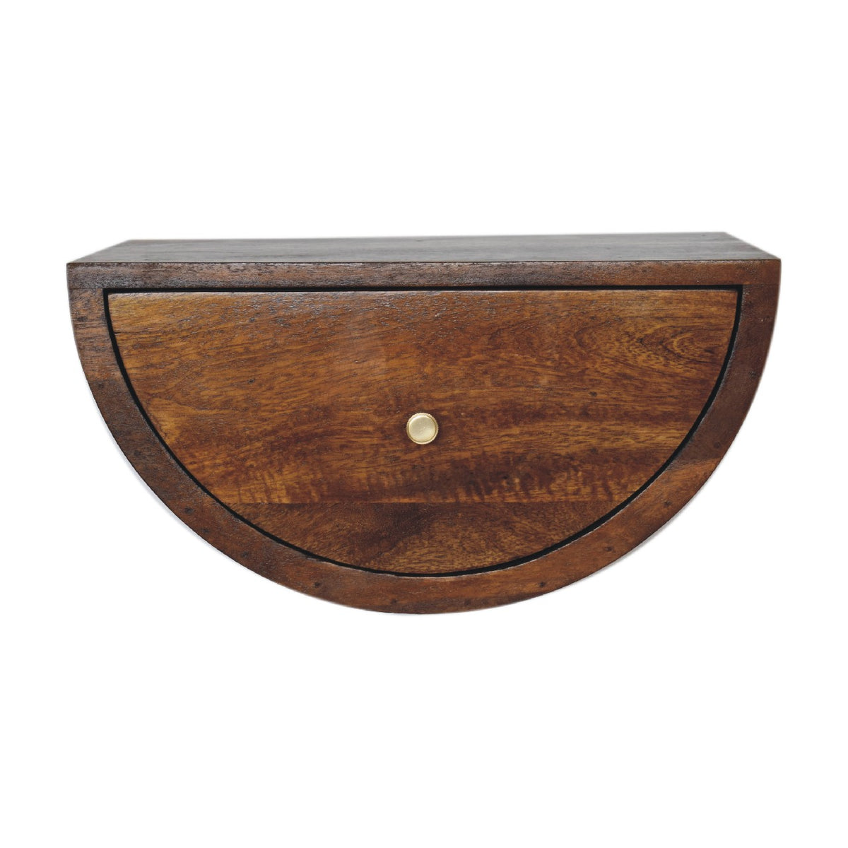 Chestnut Ridge Crescent Floating Nightstand