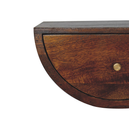 Chestnut Ridge Crescent Floating Nightstand