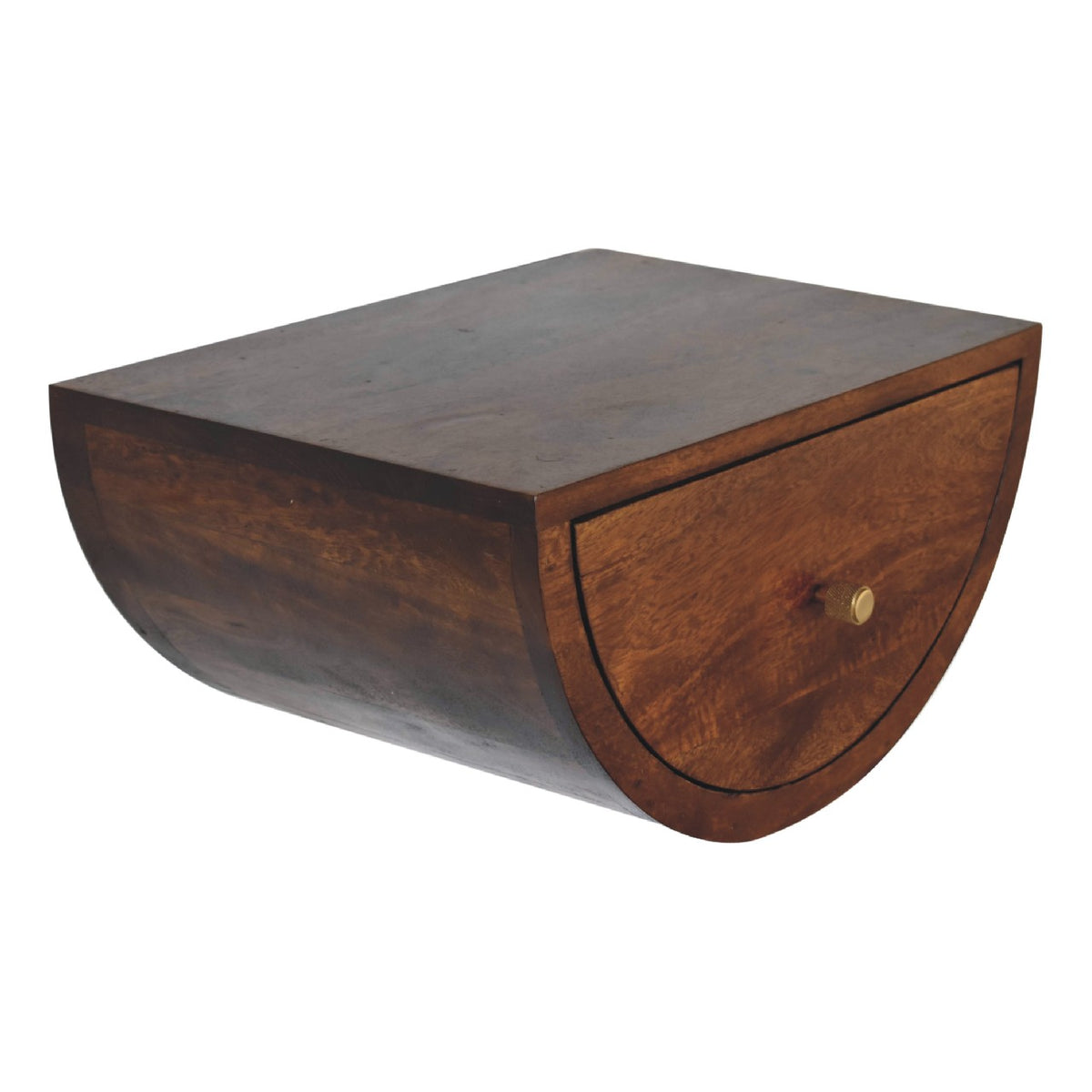 Chestnut Ridge Crescent Floating Nightstand