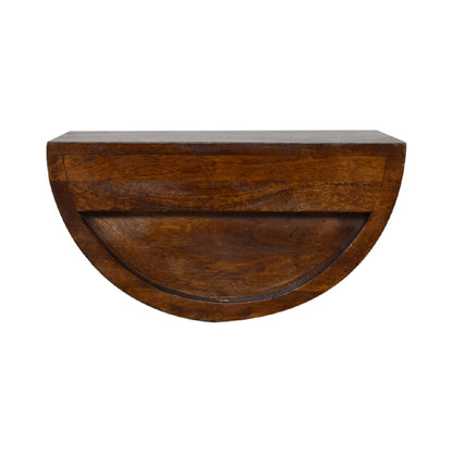 Chestnut Ridge Crescent Floating Nightstand