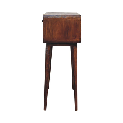 Nashville Chestnut Curved Console Table
