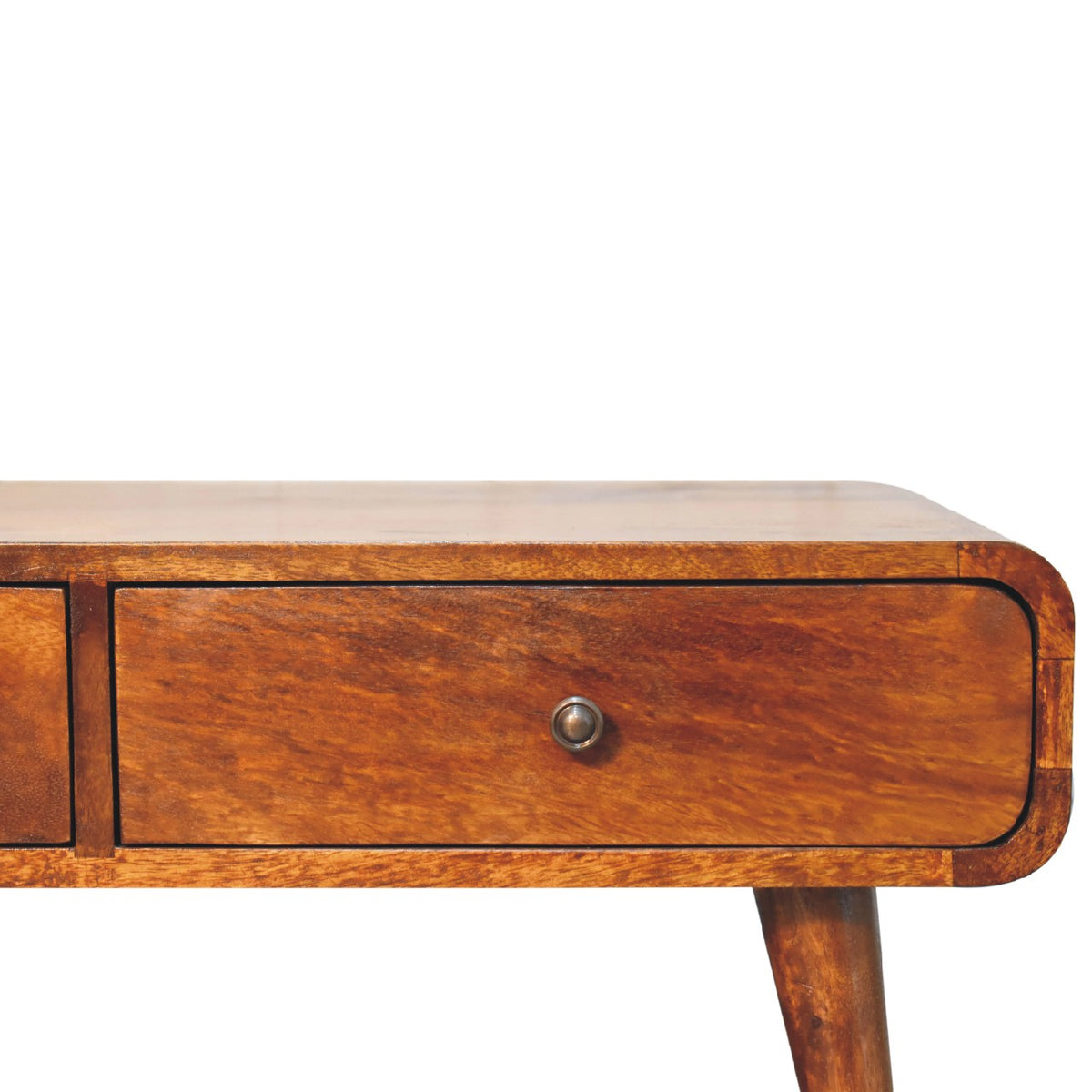 Nashville Chestnut Curved Coffee Table