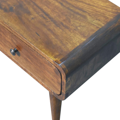 Nashville Chestnut Curved Coffee Table
