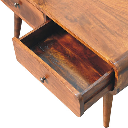 Nashville Chestnut Curved Coffee Table