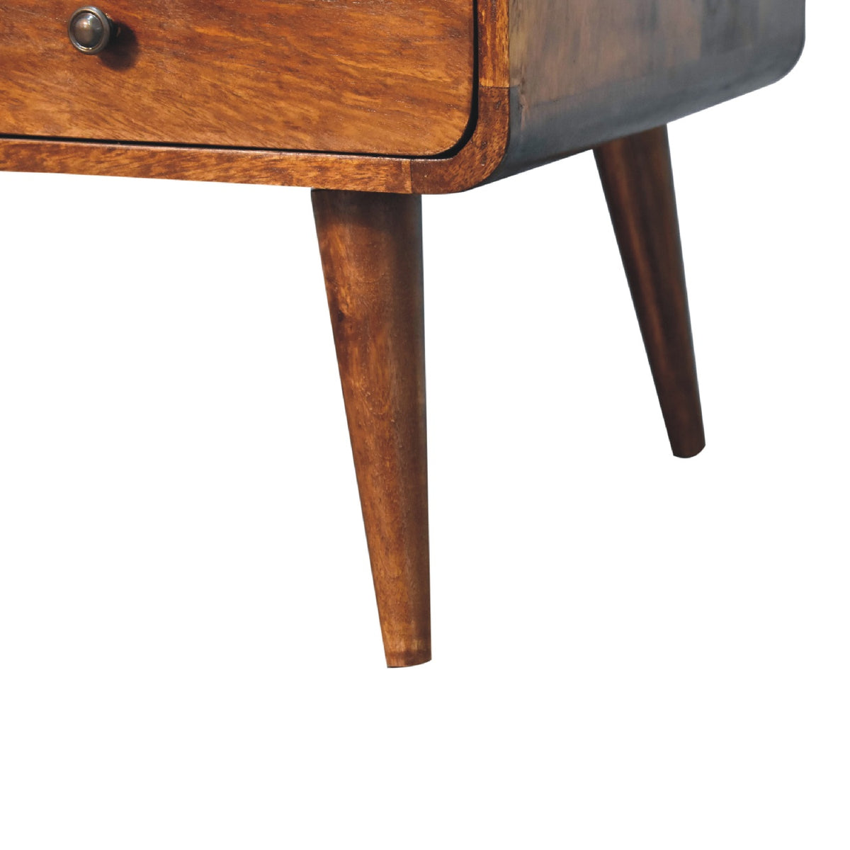 Nashville Chestnut Curved Coffee Table