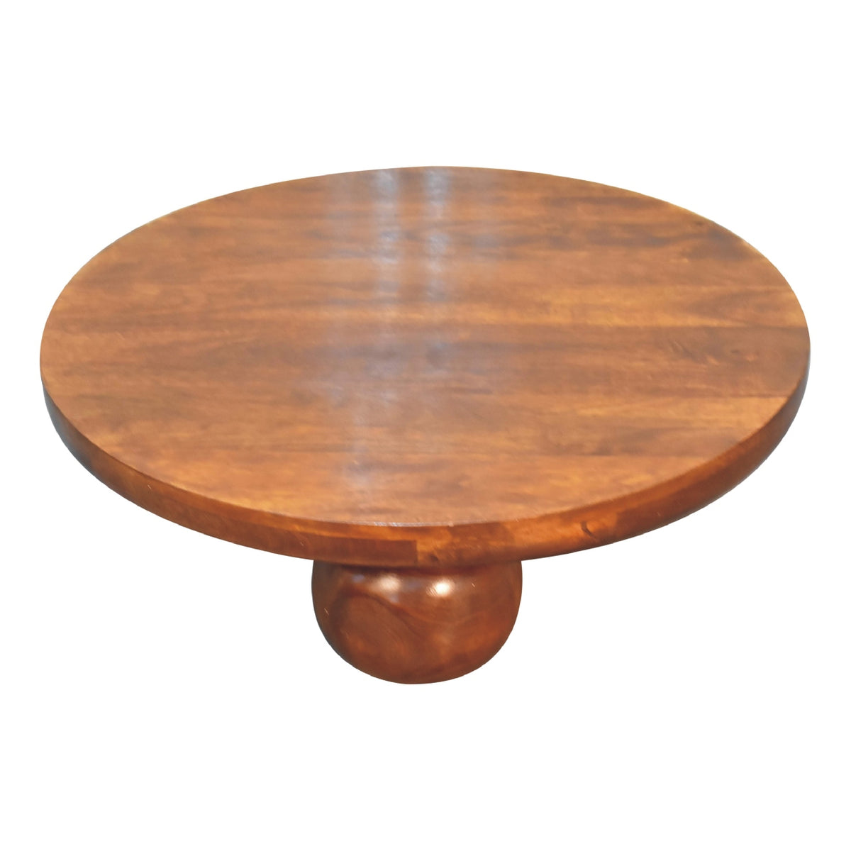 Orbison Chestnut Round Ball Coffee Table