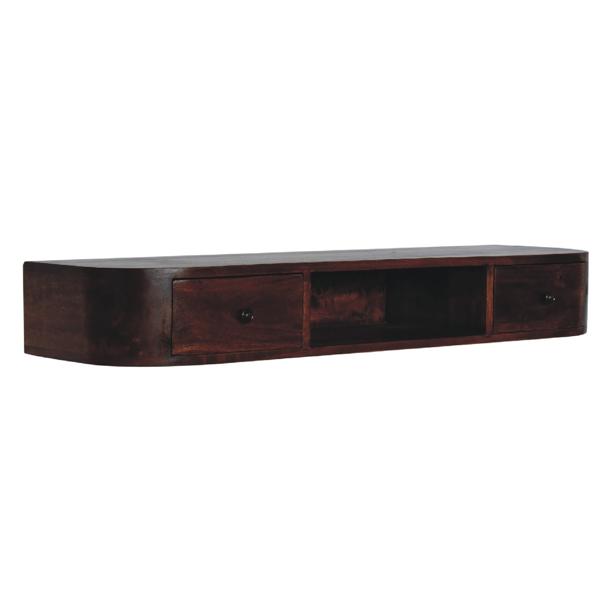 Arcadia Chestnut Floating 2-Drawer Console