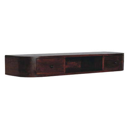 Arcadia Chestnut Floating 2-Drawer Console