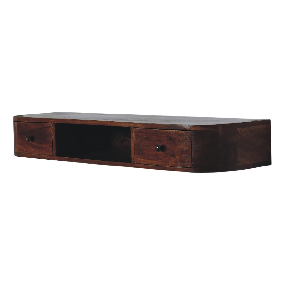 Arcadia Chestnut Floating 2-Drawer Console